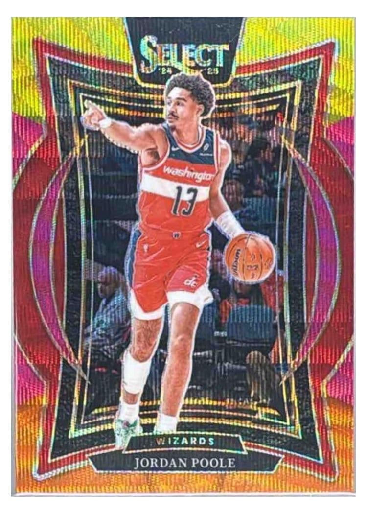 2024-25 Panini Select Base Set Jordan Poole #17 card