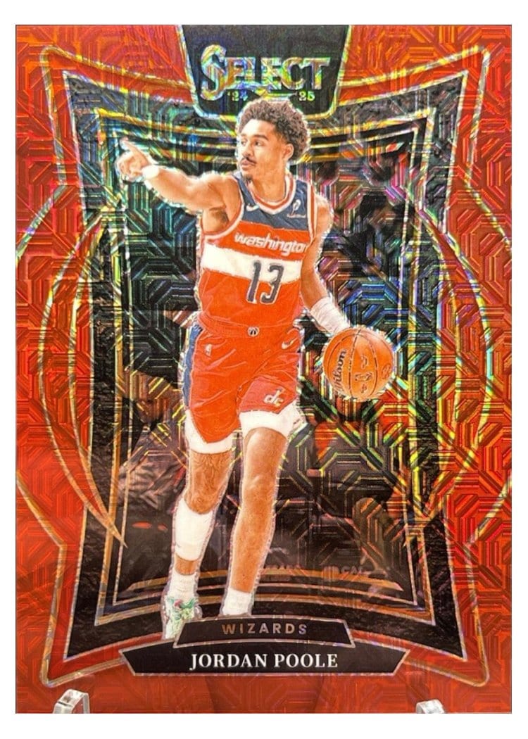 2024-25 Panini Select Base Set Jordan Poole #17 card