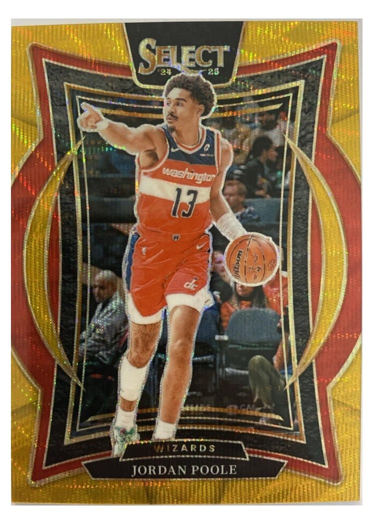 2024-25 Panini Select Base Set Jordan Poole #17 card