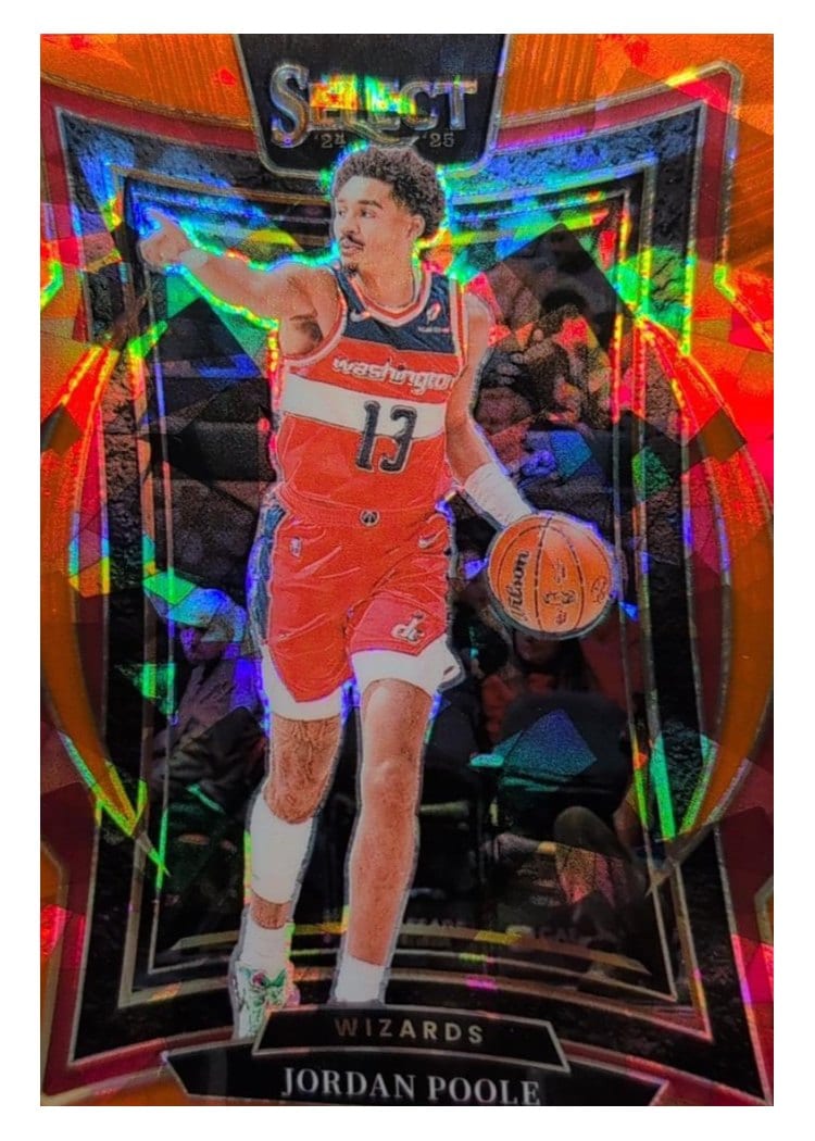 2024-25 Panini Select Base Set Jordan Poole #17 card