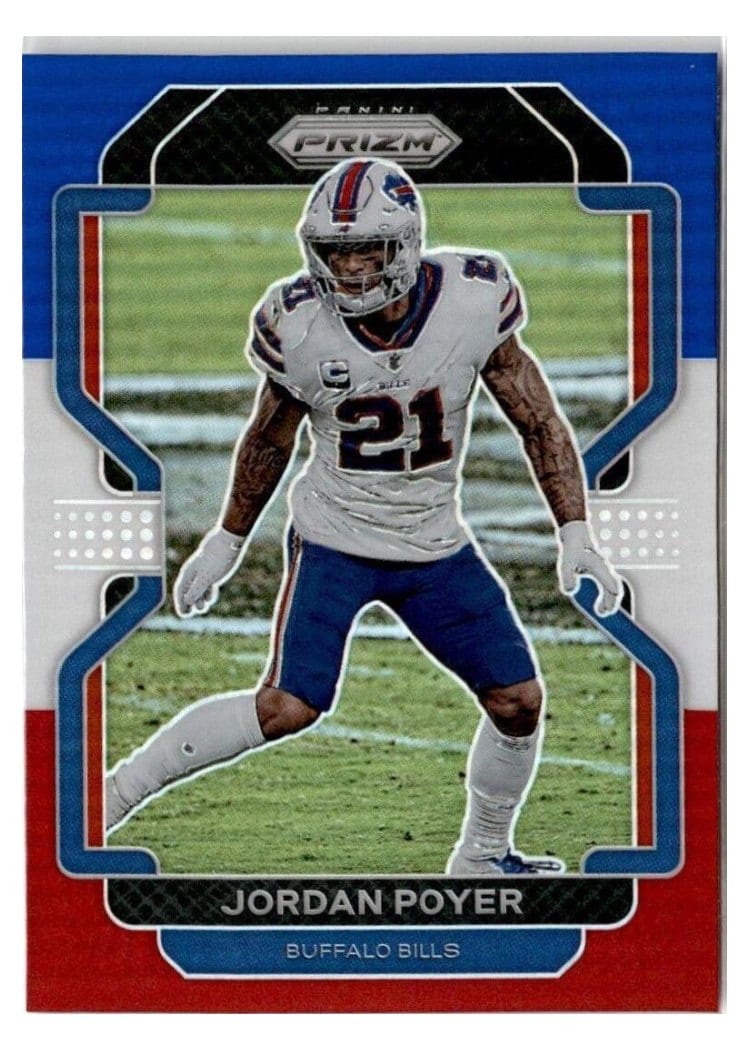 2021 Panini Prizm Base Set Jordan Poyer #122 card