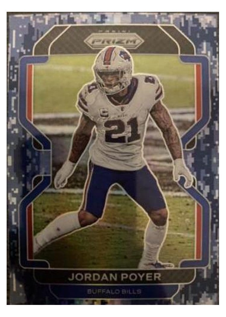 2021 Panini Prizm Base Set Jordan Poyer #122 card
