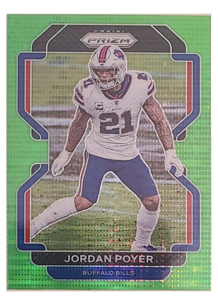 2021 Panini Prizm Base Set Jordan Poyer #122 card