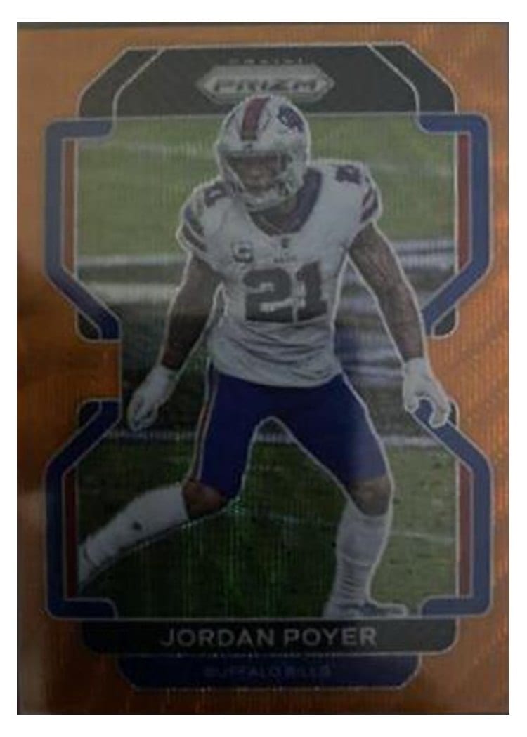 2021 Panini Prizm Base Set Jordan Poyer #122 card