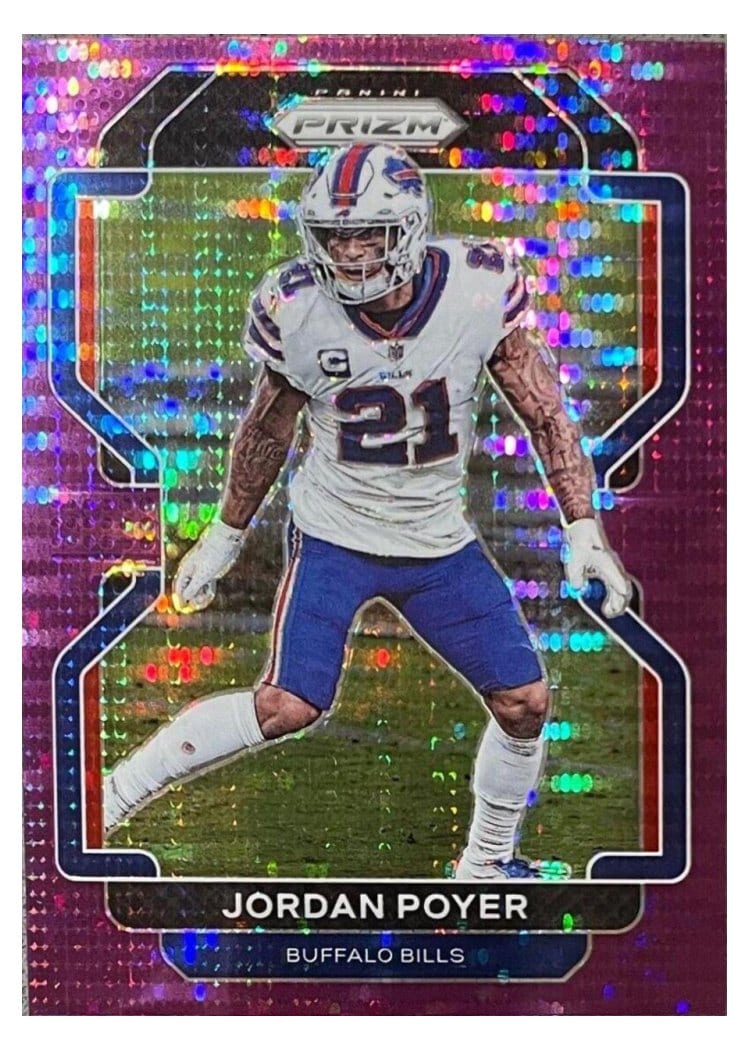 2021 Panini Prizm Base Set Jordan Poyer #122 card
