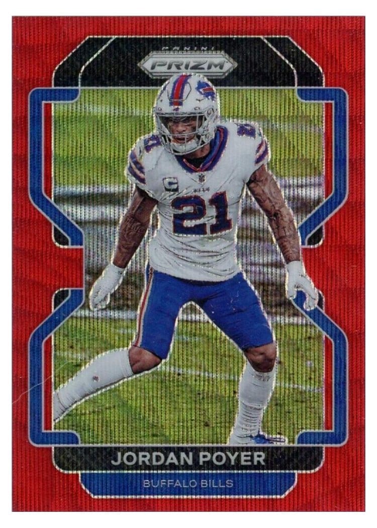 2021 Panini Prizm Base Set Jordan Poyer #122 card