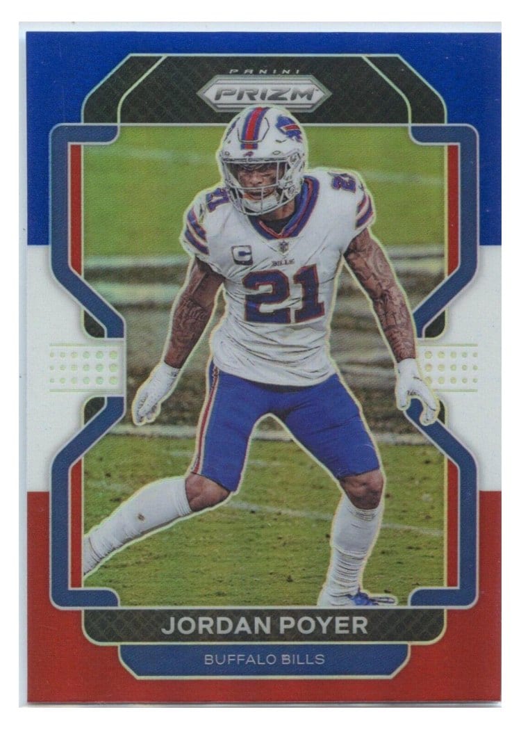 2021 Panini Prizm Base Set Jordan Poyer #122 card