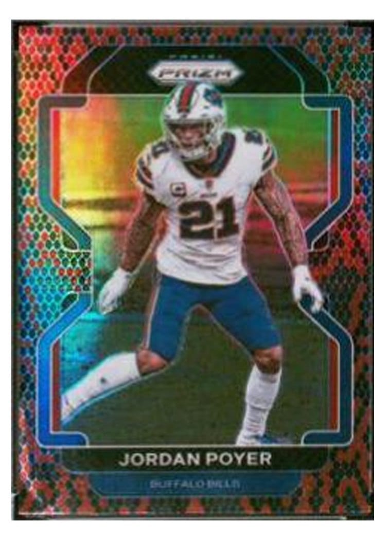 2021 Panini Prizm Base Set Jordan Poyer #122 card