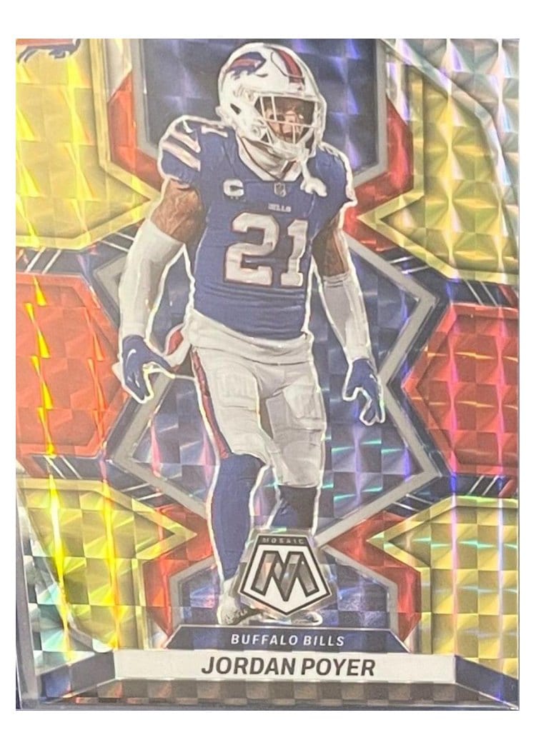 2022 Panini Mosaic Base Set Jordan Poyer #25 card