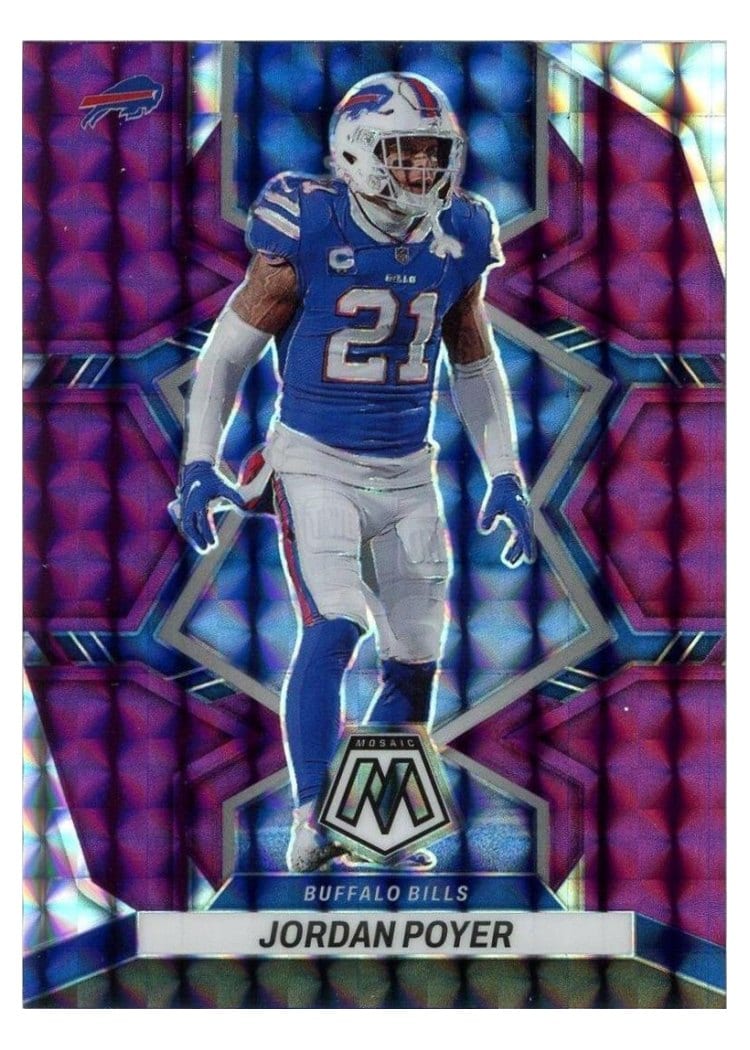 2022 Panini Mosaic Base Set Jordan Poyer #25 card