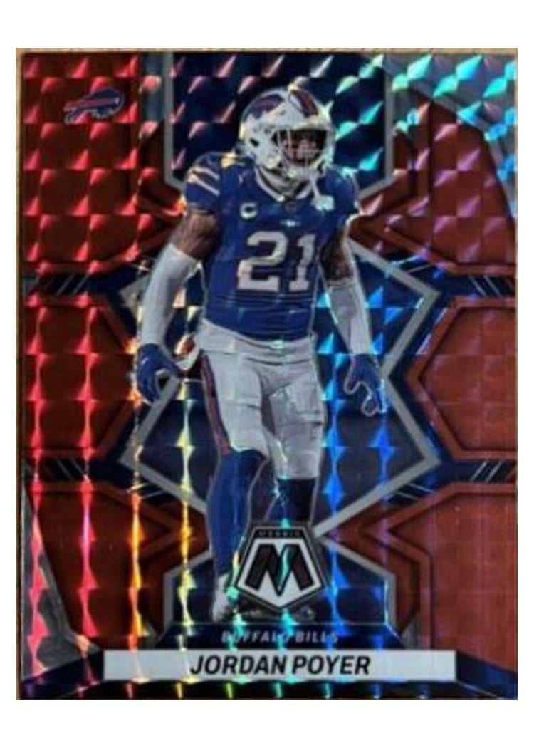 2022 Panini Mosaic Base Set Jordan Poyer #25 card