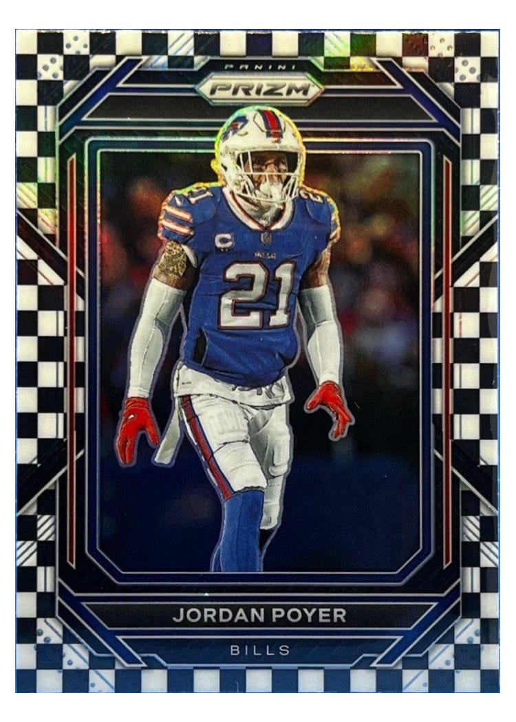 2022 Panini Prizm Base Set Jordan Poyer #35 card