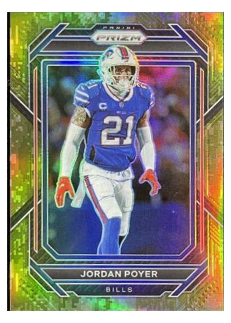 2022 Panini Prizm Base Set Jordan Poyer #35 card