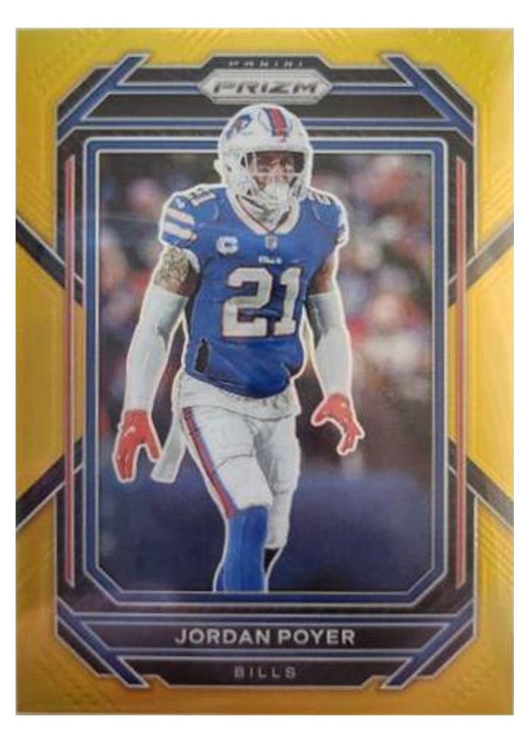 2022 Panini Prizm Base Set Jordan Poyer #35 card