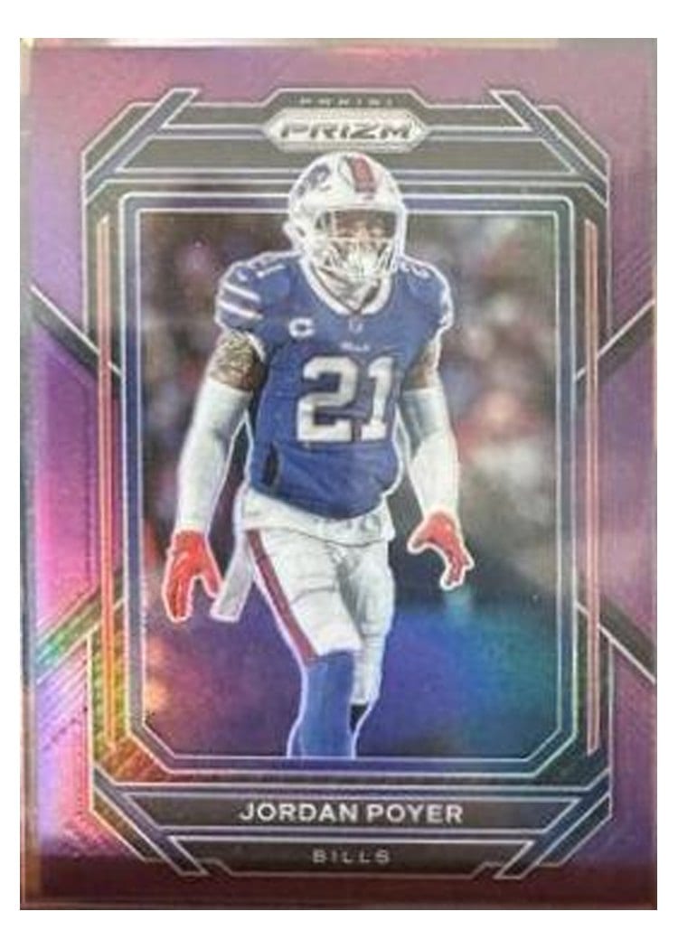 2022 Panini Prizm Base Set Jordan Poyer #35 card