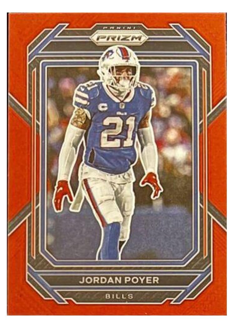 2022 Panini Prizm Base Set Jordan Poyer #35 card