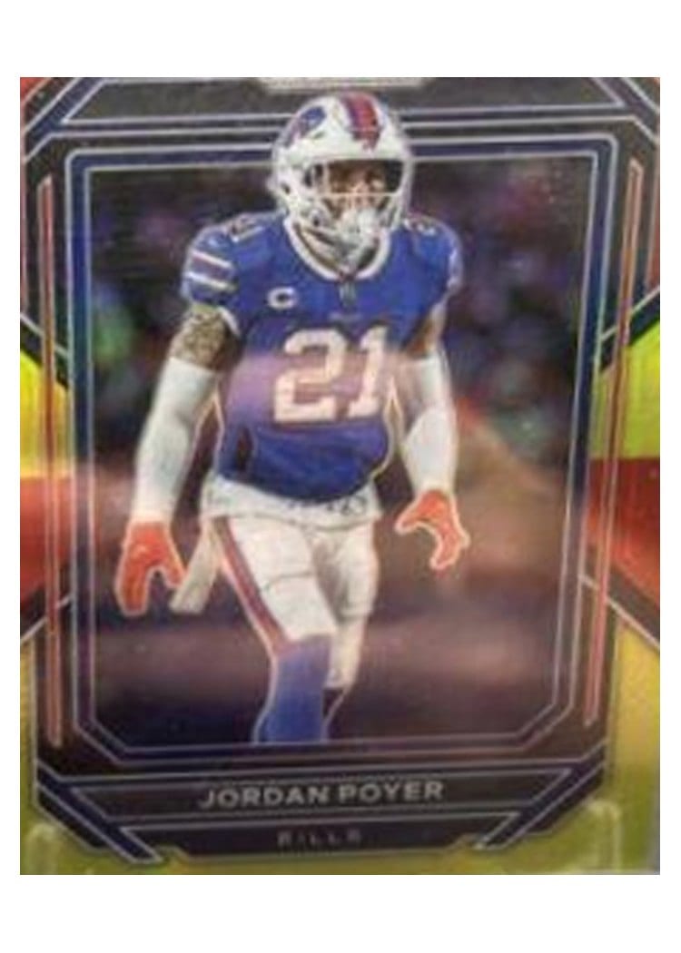 2022 Panini Prizm Base Set Jordan Poyer #35 card