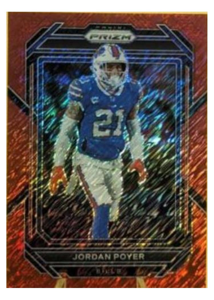 2022 Panini Prizm Base Set Jordan Poyer #35 card