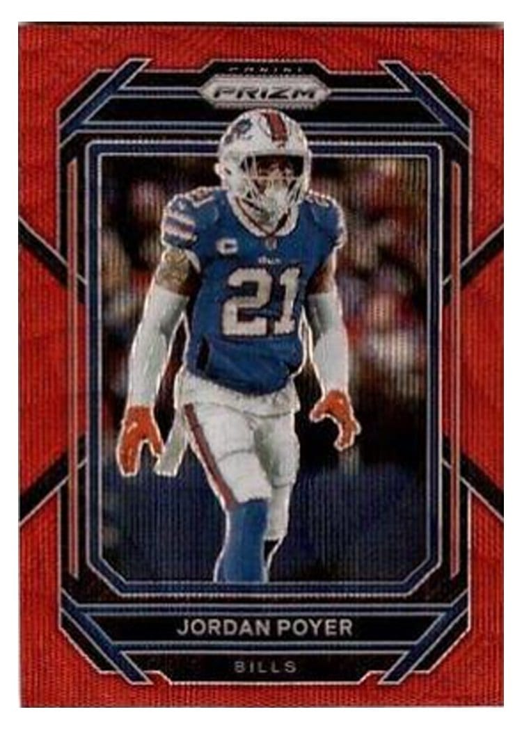 2022 Panini Prizm Base Set Jordan Poyer #35 card