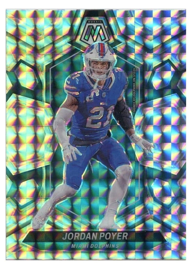 2024 Panini Mosaic Base Set Jordan Poyer #139 card