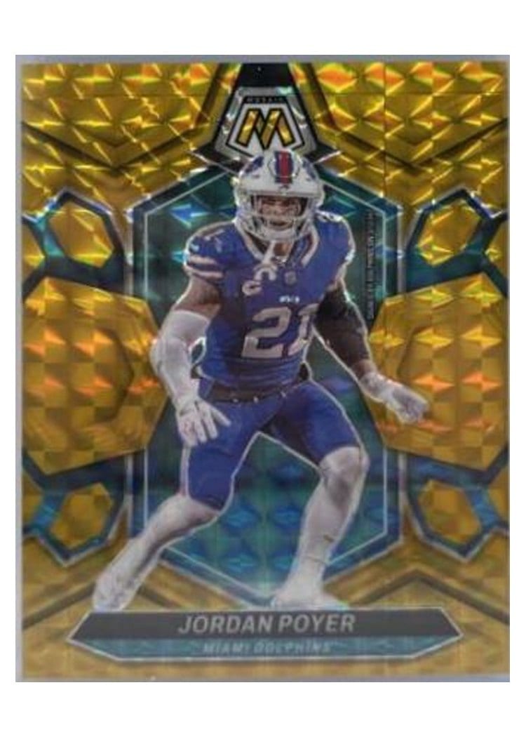 2024 Panini Mosaic Base Set Jordan Poyer Gold #139 card