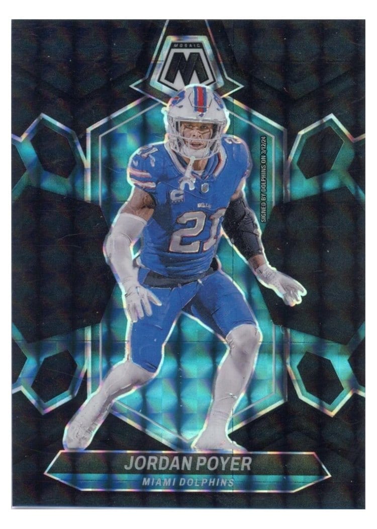 2024 Panini Mosaic Base Set Jordan Poyer #139 card