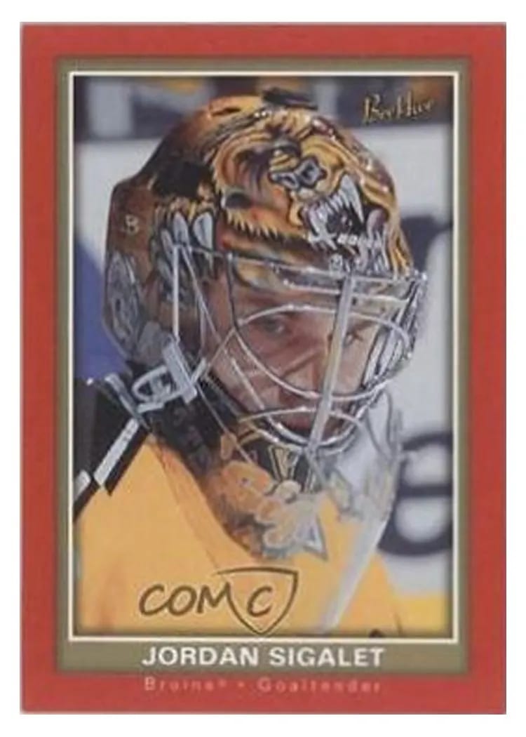 2005 Upper Deck Bee Hive Jordan Sigalet #149 card