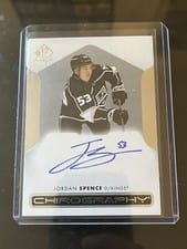 2022-23 SP Authentic Chirography Jordan Spence #C-JS card