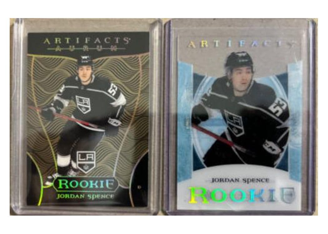 2022-23 Upper Deck Artifacts Aurum Jordan Spence #A-SE card
