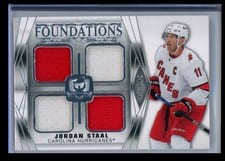 2020-21 Upper Deck The Cup Foundations Quad Jersey Jordan Staal #F-JS card