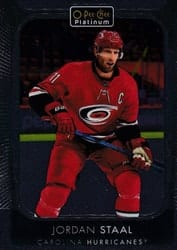 2021-22 O-Pee-Chee Platinum Base Set Jordan Staal #81 card