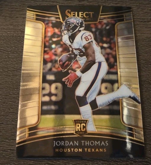 2018 Panini Select Jordan Thomas #72 card