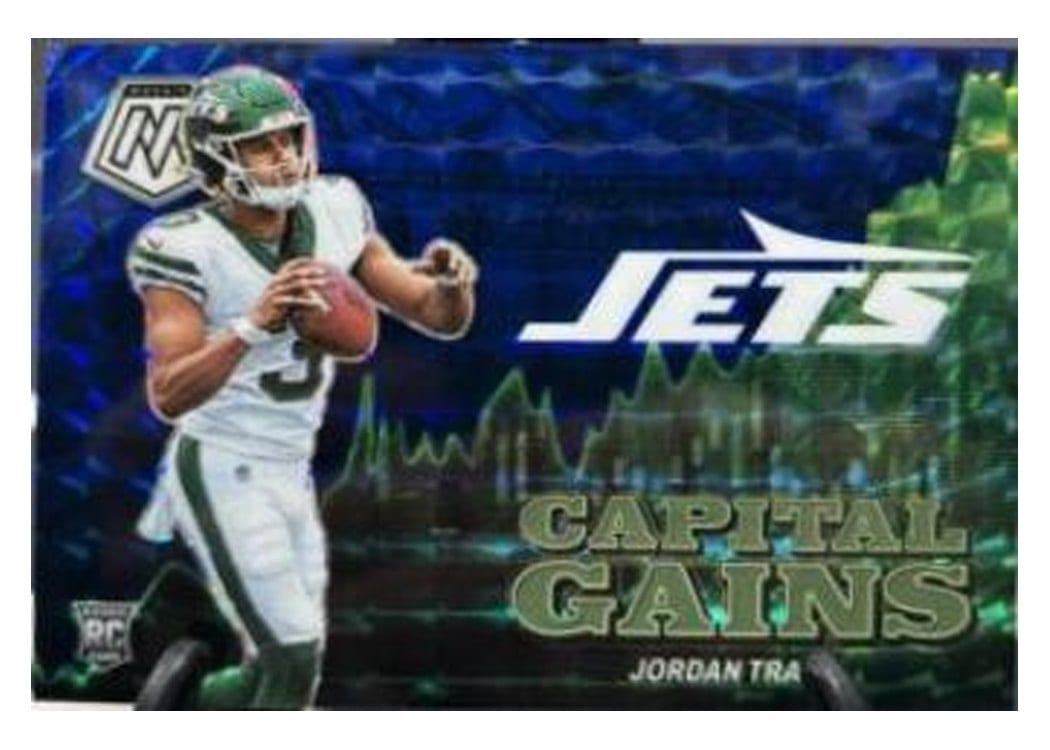 2024 Panini Mosaic Capital Gains Mosaic Jordan Travis #6 card