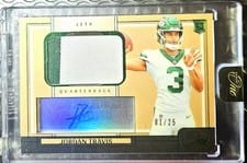 2024 Panini One Premium Rookie Patch Autographs Jordan Travis #105 card
