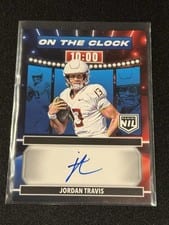 2024 Panini Prestige On the Clock Signatures Jordan Travis #OTC-JTS card