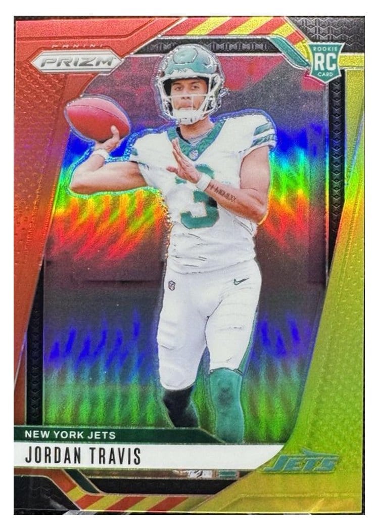 2024 Panini Prizm Base Set Jordan Travis Red Yellow #359