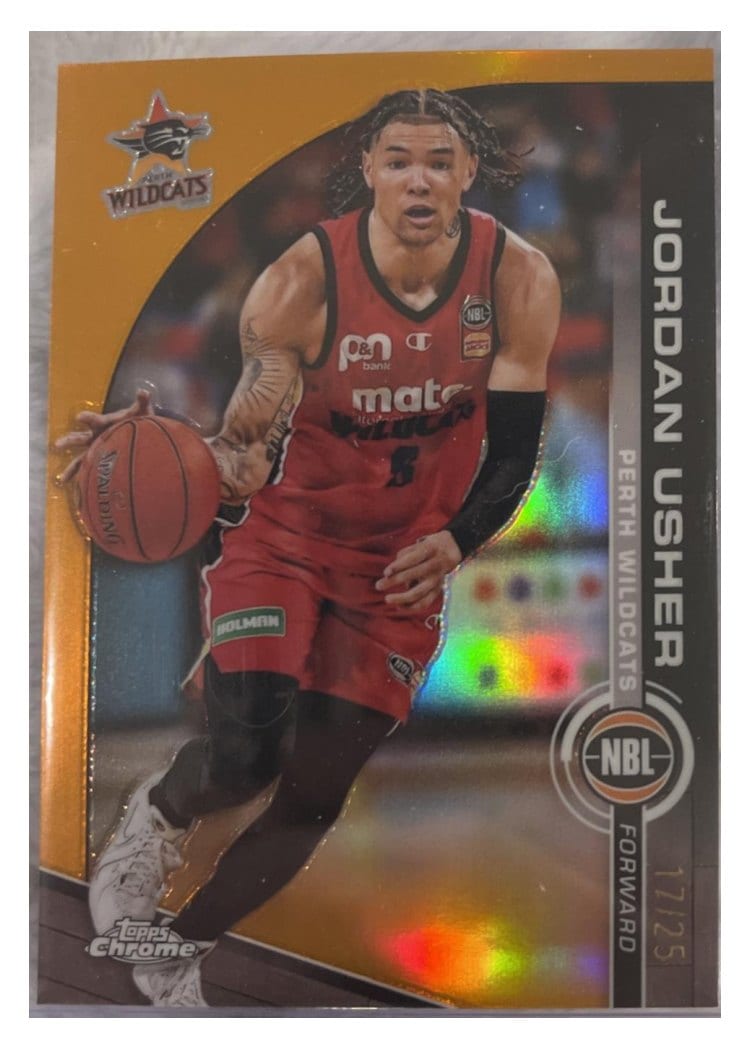 2023-24 Topps Chrome NBL Base Set Jordan Usher #69 card