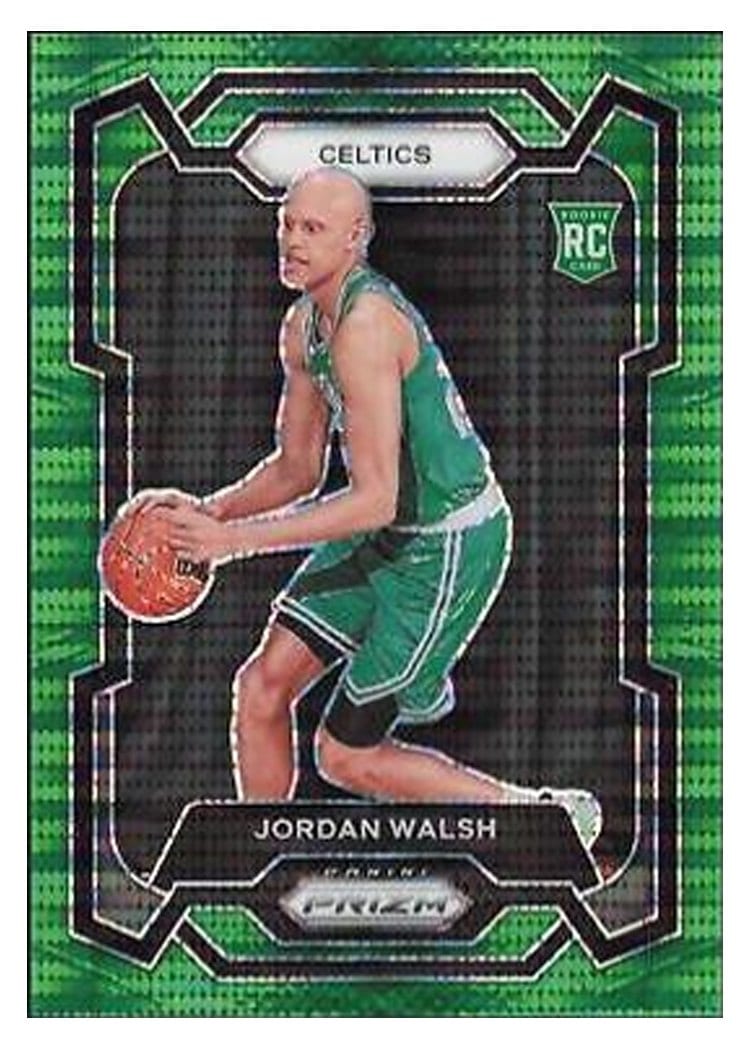 2023-24 Panini Prizm Base Set Jordan Walsh Green Pulsar #158
