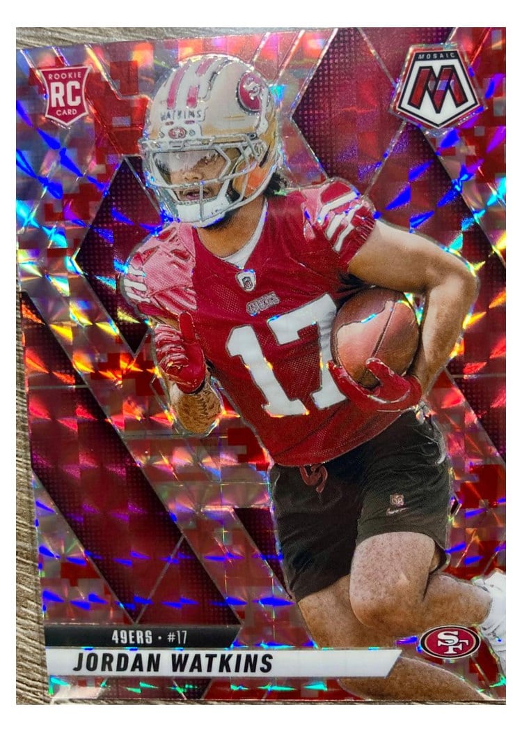 2025 Panini Mosaic Base Set Jordan Watkins #359 card