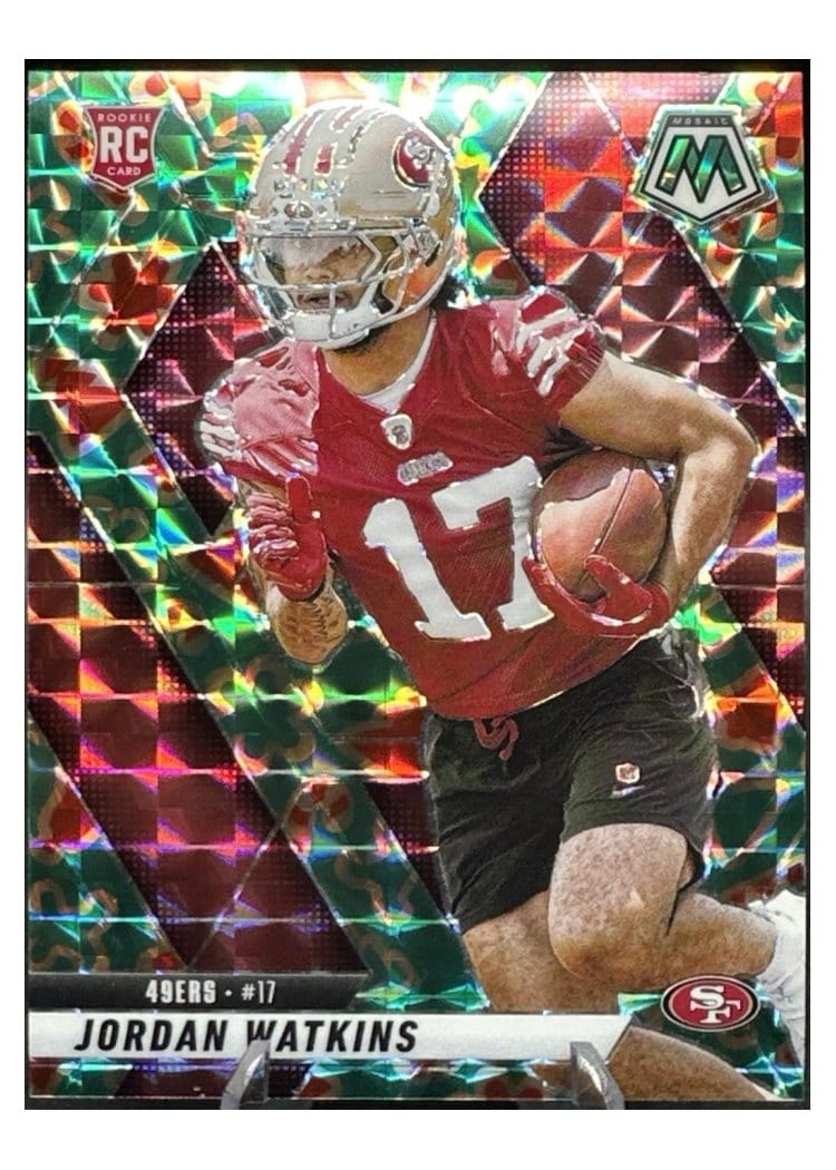 2025 Panini Mosaic Base Set Jordan Watkins Cookies #359 card