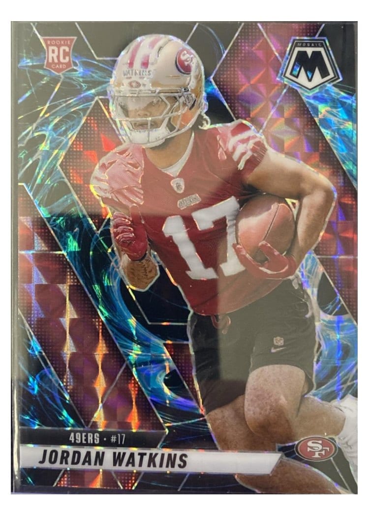 2025 Panini Mosaic Base Set Jordan Watkins Genesis #359 card
