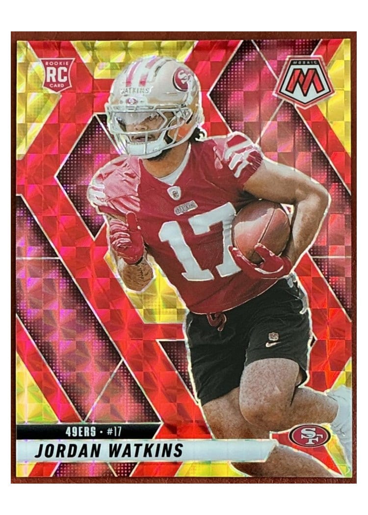 2025 Panini Mosaic Base Set Jordan Watkins #359 card