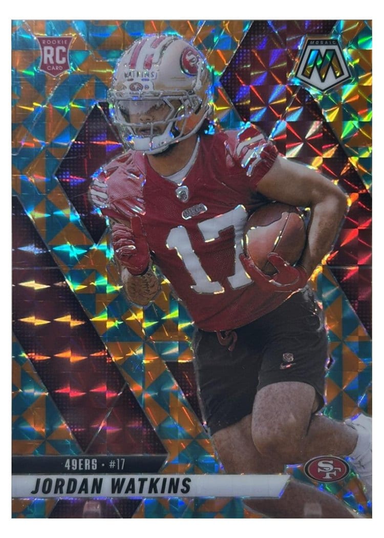 2025 Panini Mosaic Base Set Jordan Watkins Tessellation #359 card
