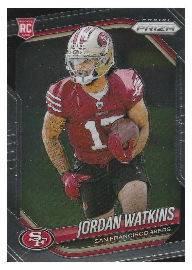 2025 Panini Prizm Base Set Jordan Watkins #389 card