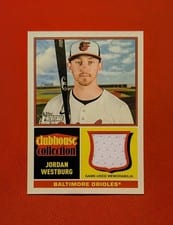 2024 Topps Heritage Clubhouse Collection Relic Jordan Westburg #CCR-JWE card