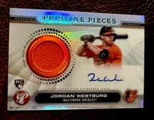 2024 Topps Pristine Pieces Autograph Relic Jordan Westburg #PPAR-JW card