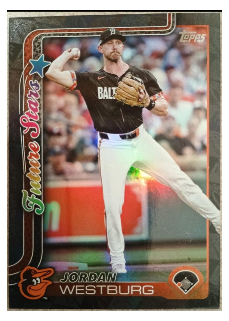 2025 Topps Base Set Jordan Westburg Spring Training Black #142 card