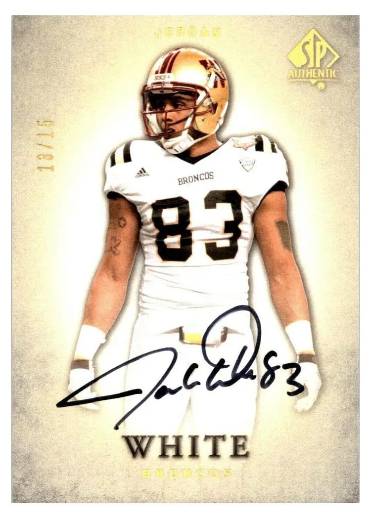 2012 SP Authentic Jordan White #52 card