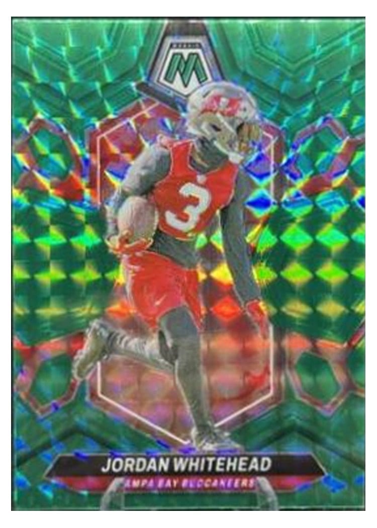 2024 Panini Mosaic Base Set Jordan Whitehead Green #210 card