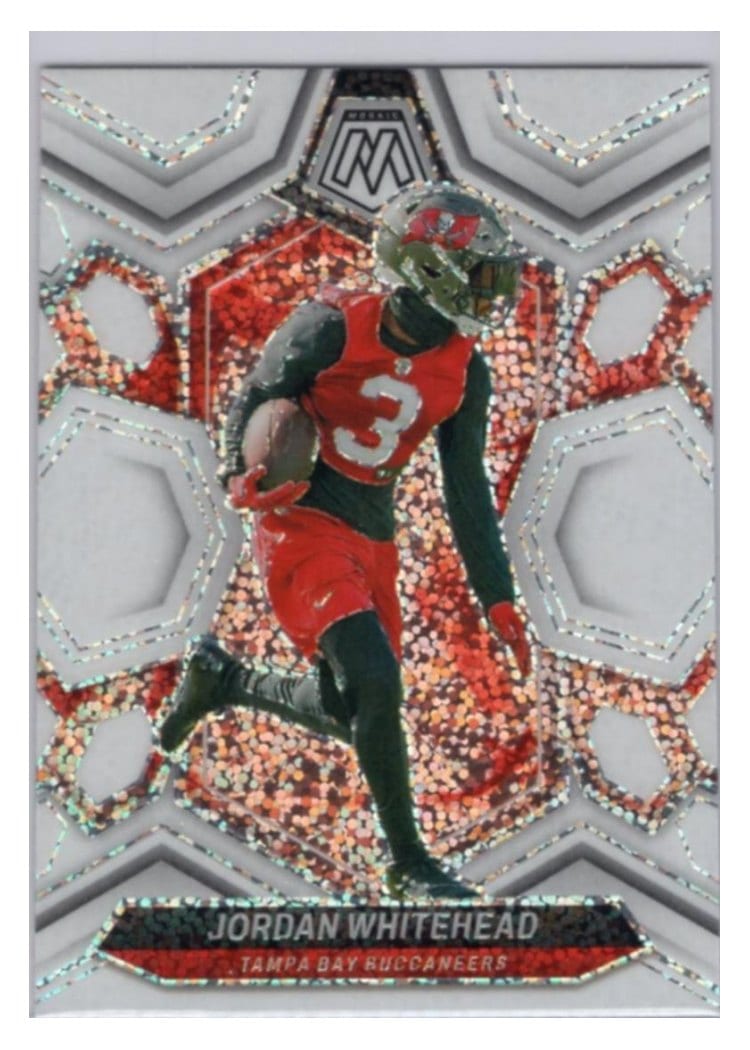 2024 Panini Mosaic Base Set Jordan Whitehead White Sparkle #210 card
